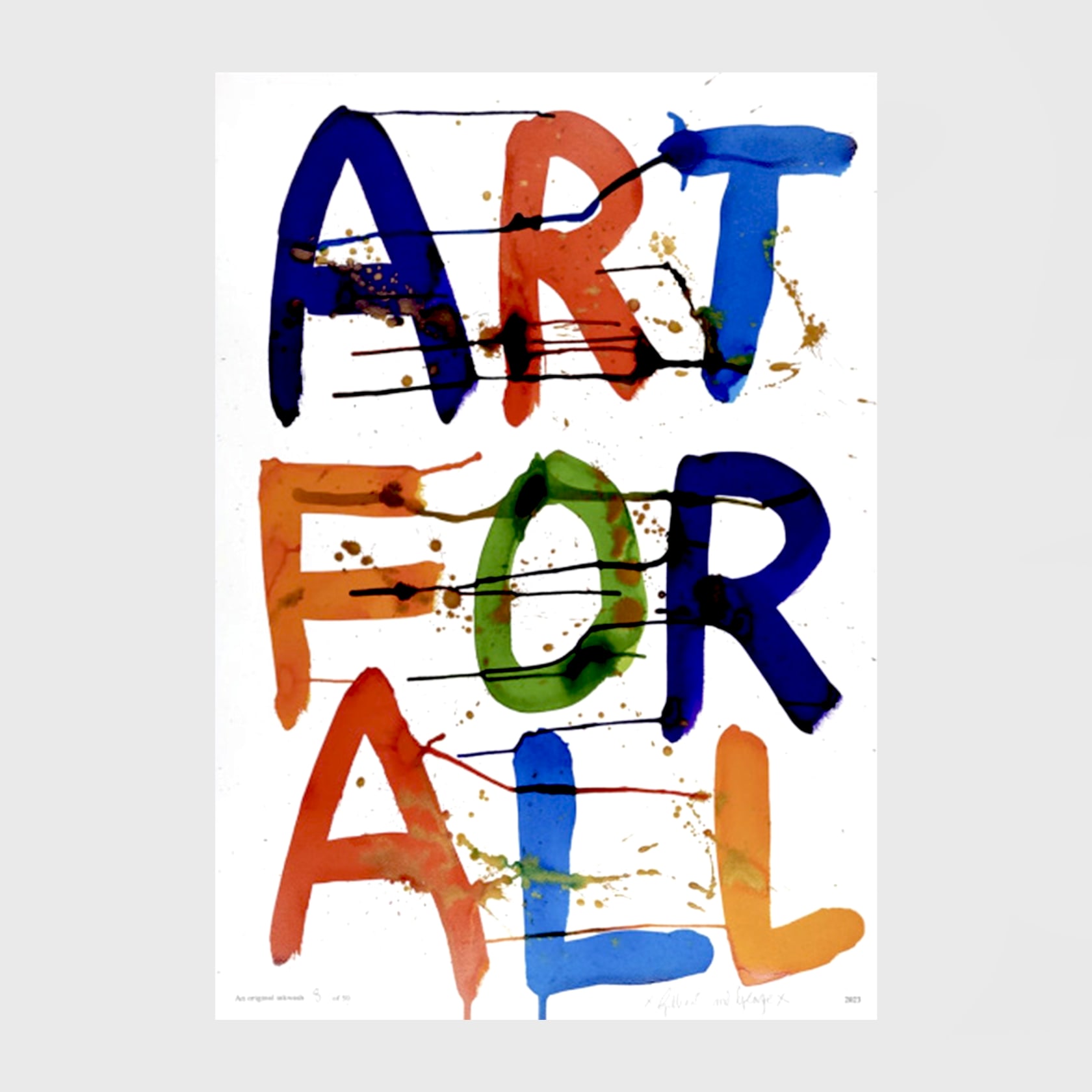 Gilbert & George ART FOR ALL, 2023