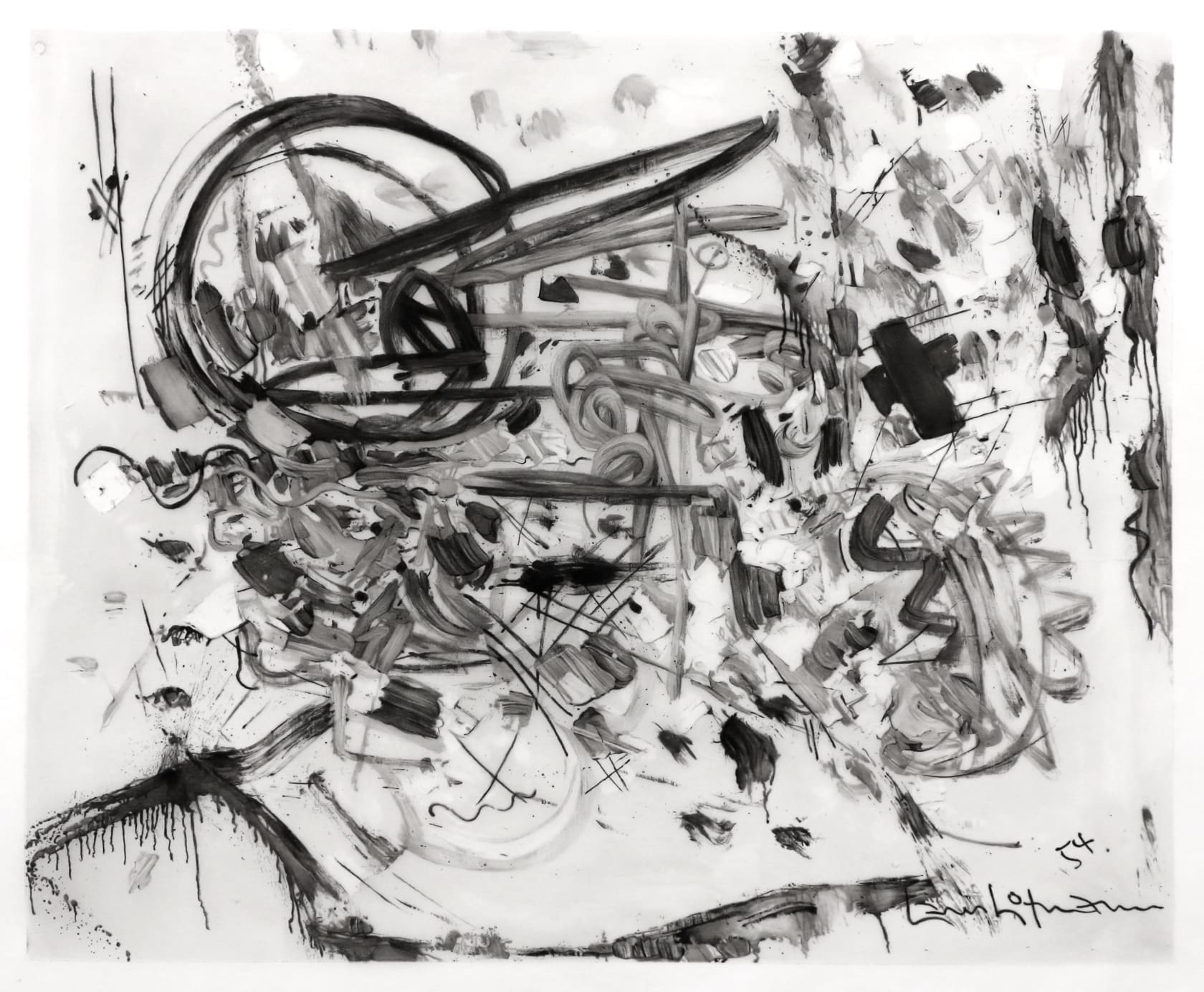 Robert Longo, Study of After Hofmann; Laburnum, 1954, 2022