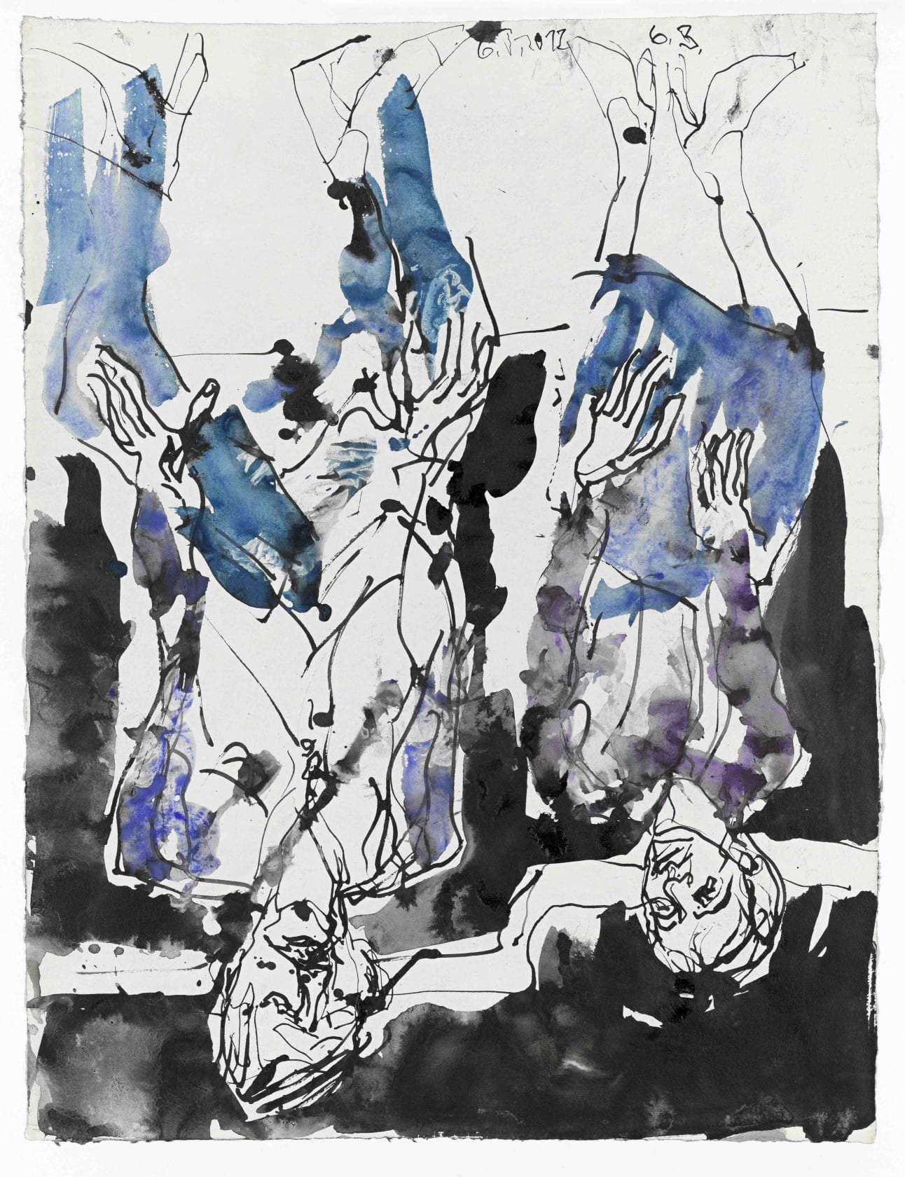 Georg Baselitz Ahnenstunde, 2012