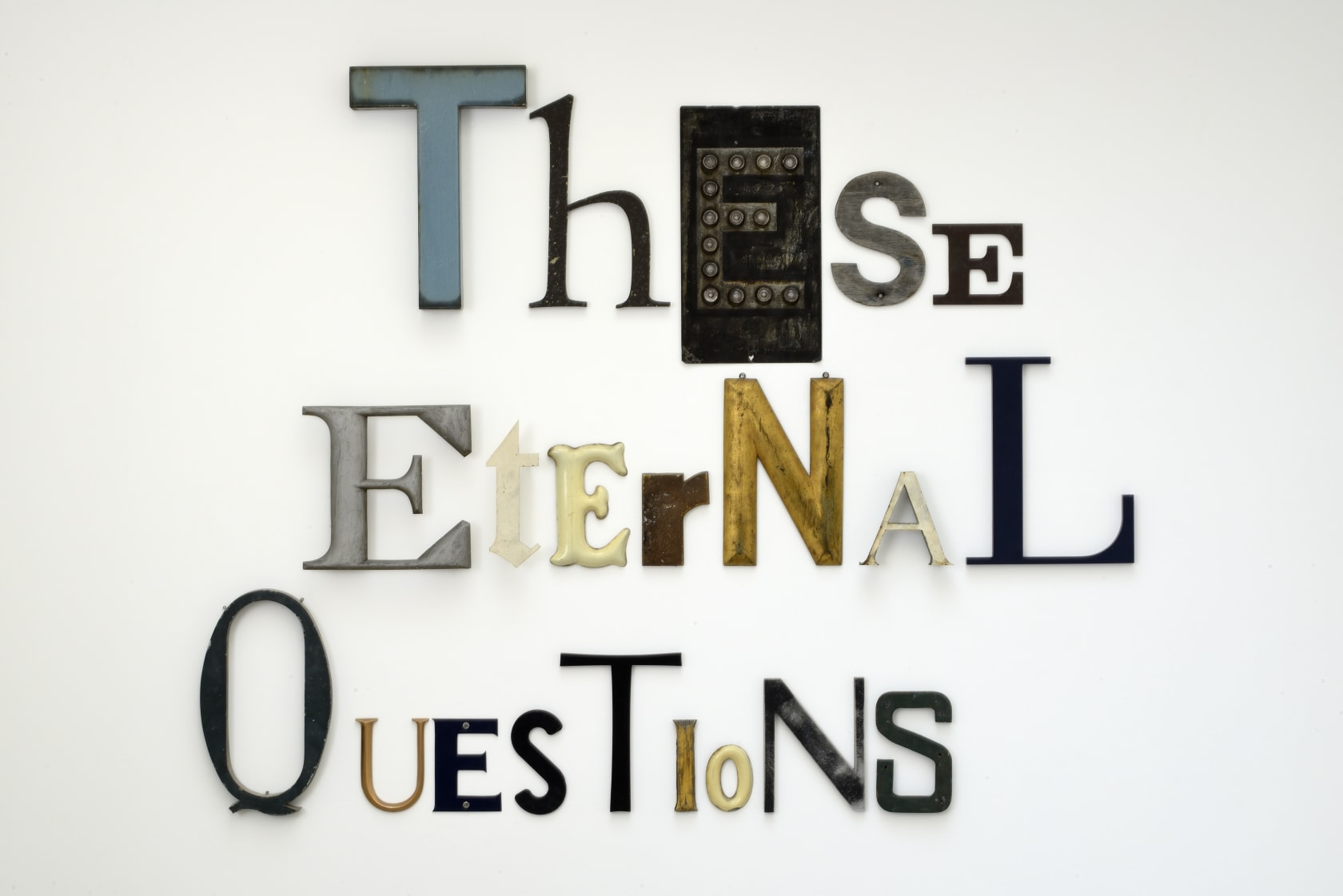 Jack Pierson THESE ETERNAL QUESTIONS, 2013