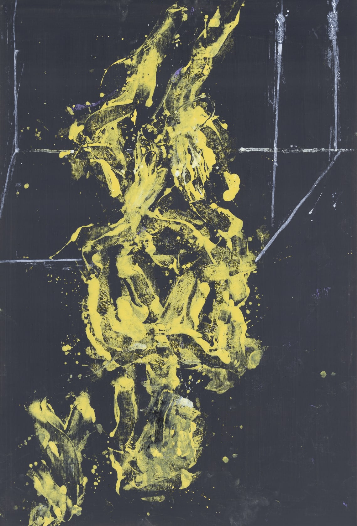 Georg Baselitz, Bei Vollmond, 2020