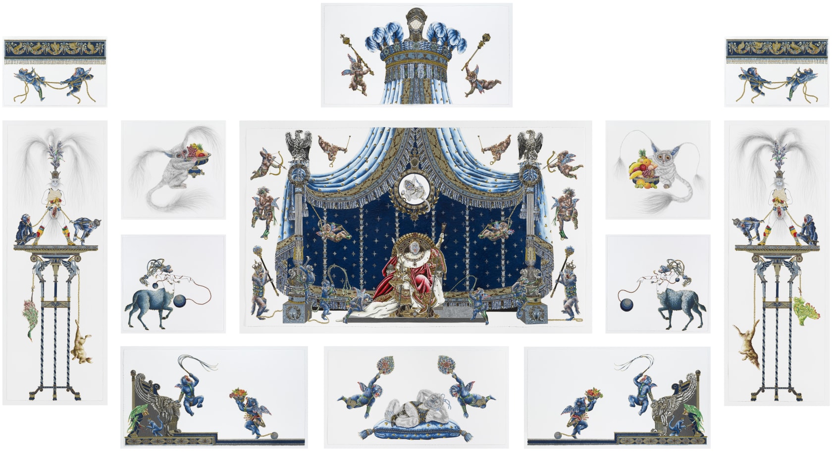 Raqib Shaw The Napoleon Suite, 2012
