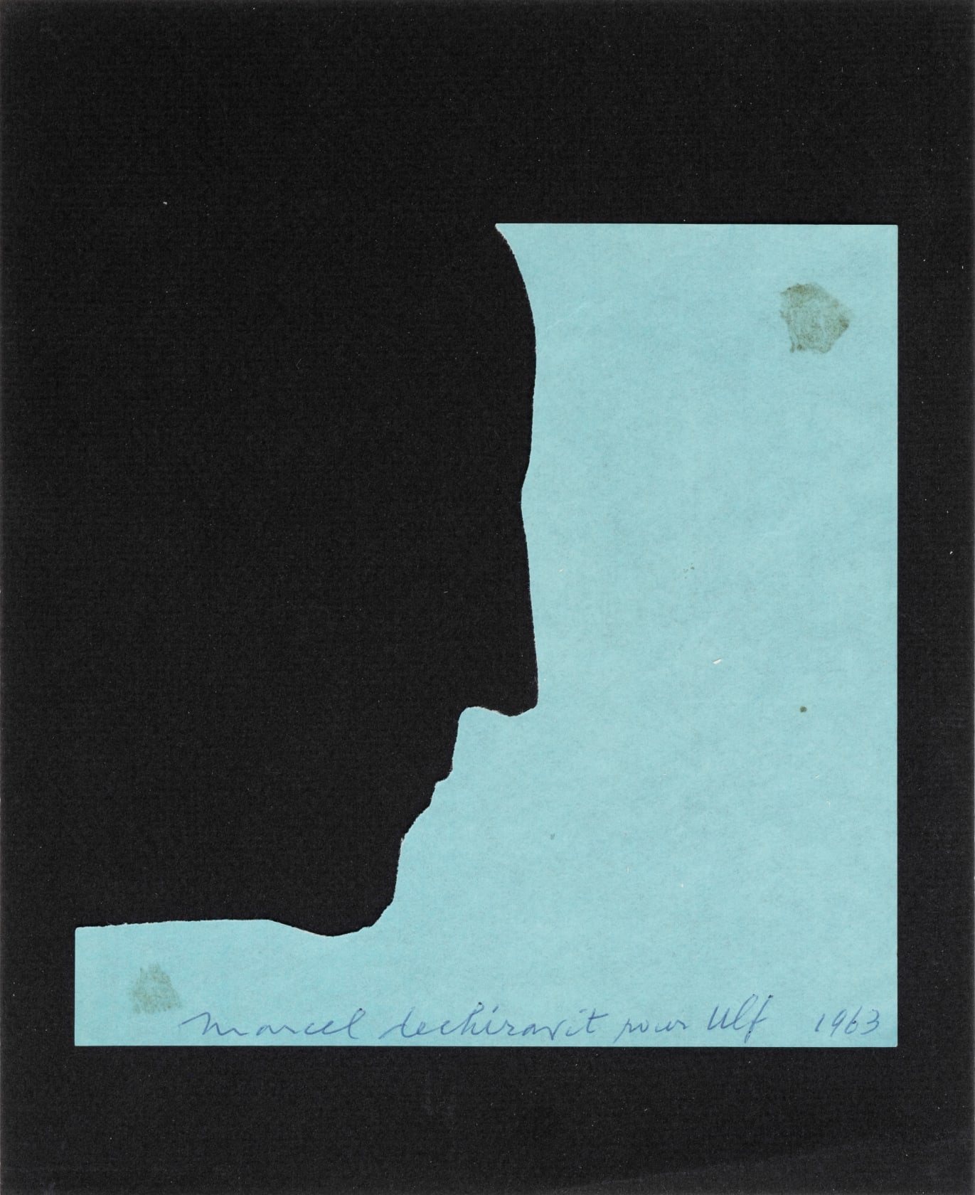 Marcel Duchamp, Autoportrait de profil (Self-Portrait in profile) , 1963