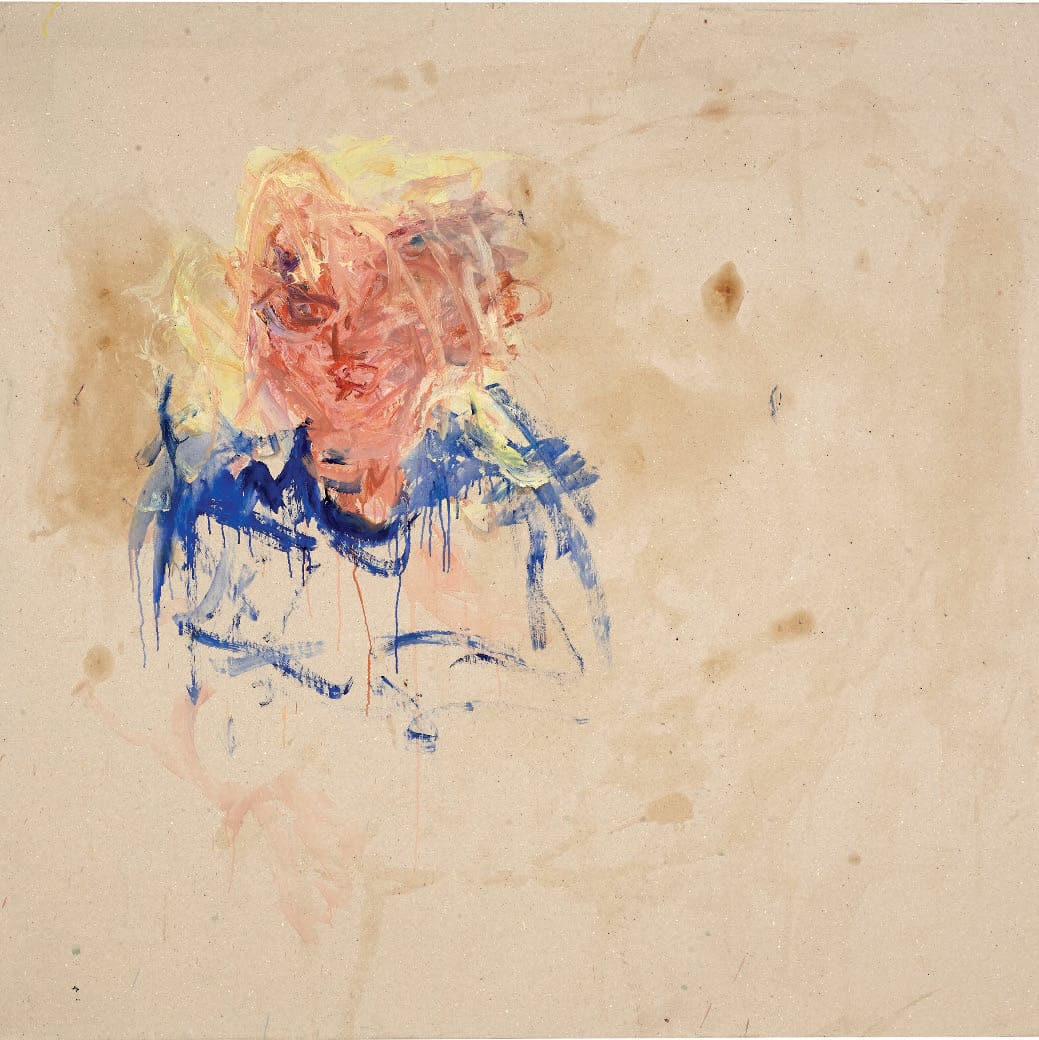 Martha Jungwirth, Porträt Fr. Wanke, 1986