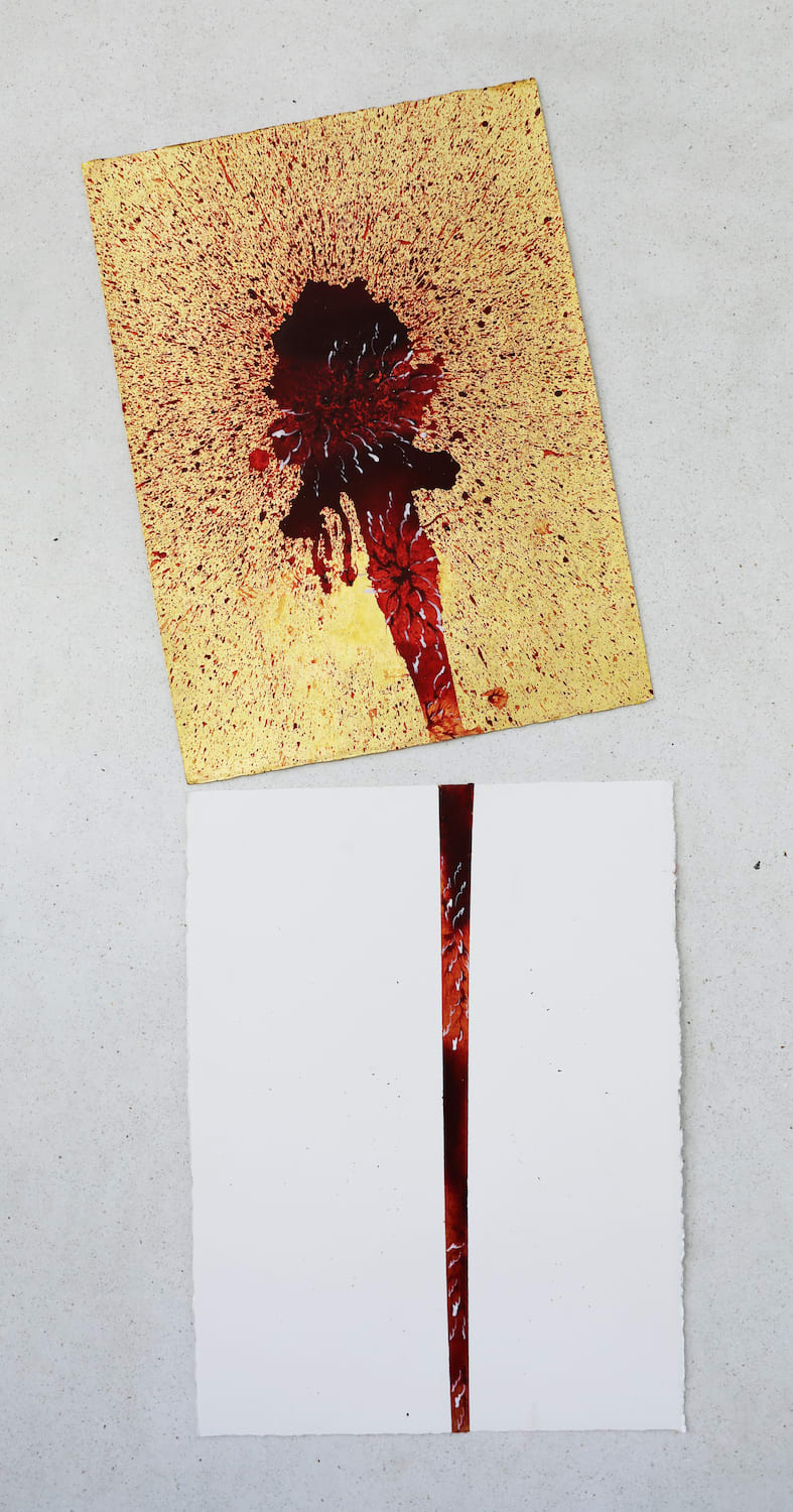 Imran Qureshi, And it comes at last to its end (2020); Thaddaeus Ropac