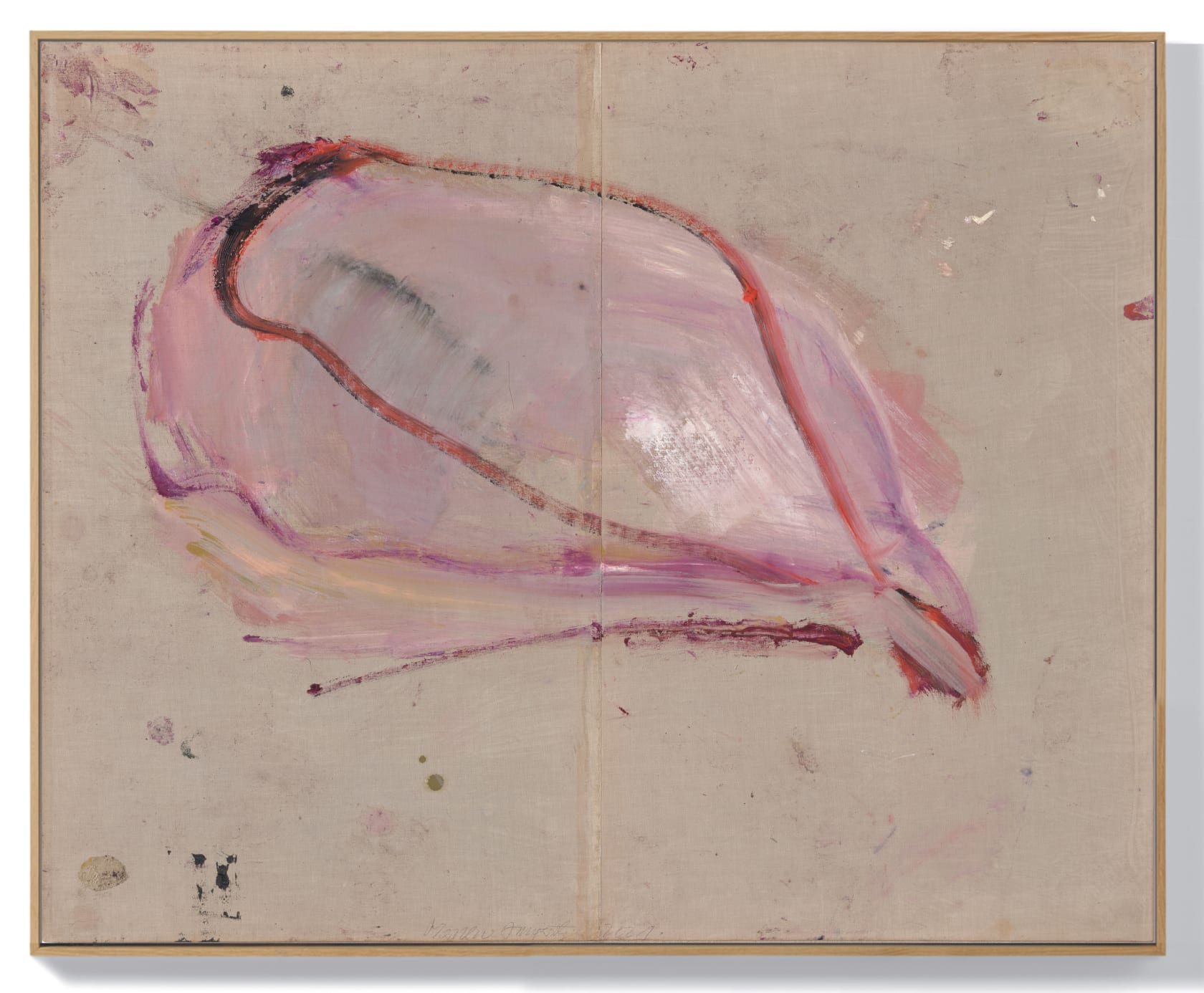 Martha Jungwirth, Ohne Titel, aus der Serie 'Schulterblatt', 2021