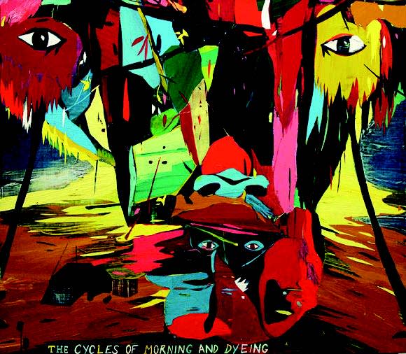 Jules de Balincourt, The Cycles of Morning and Dyeing, 2007