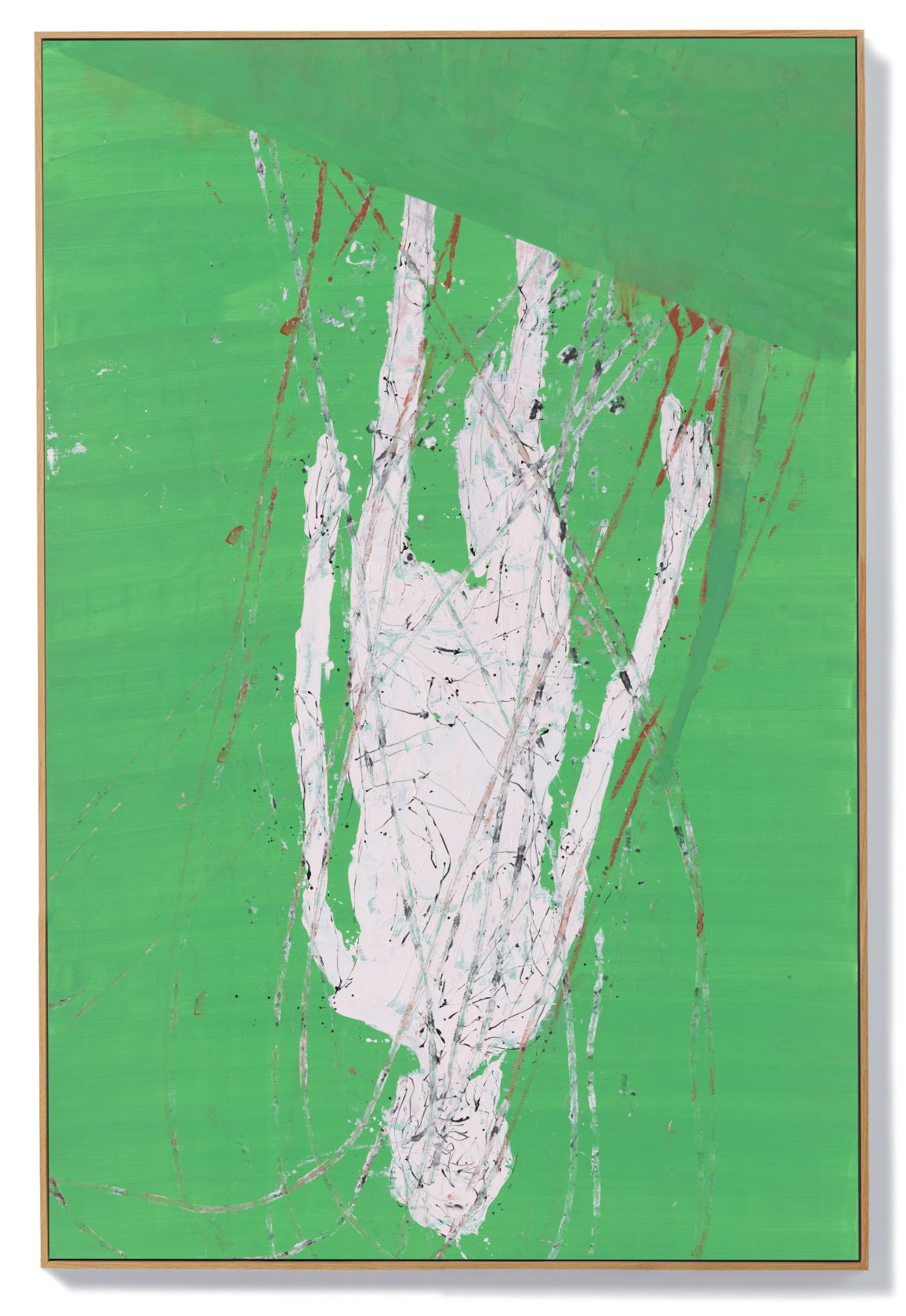 Georg Baselitz, Die Füße habe ich in Willich, 2025