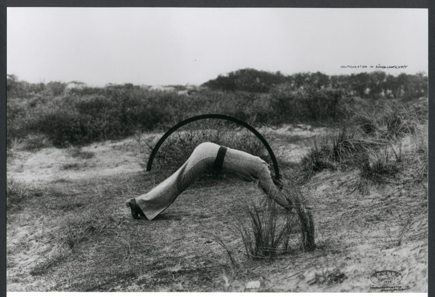 Valie Export, Konfiguration in Dünenlandschaft (1974); The 1980 Venice Biennale Works at Thaddaeus Ropac Ely House 2019