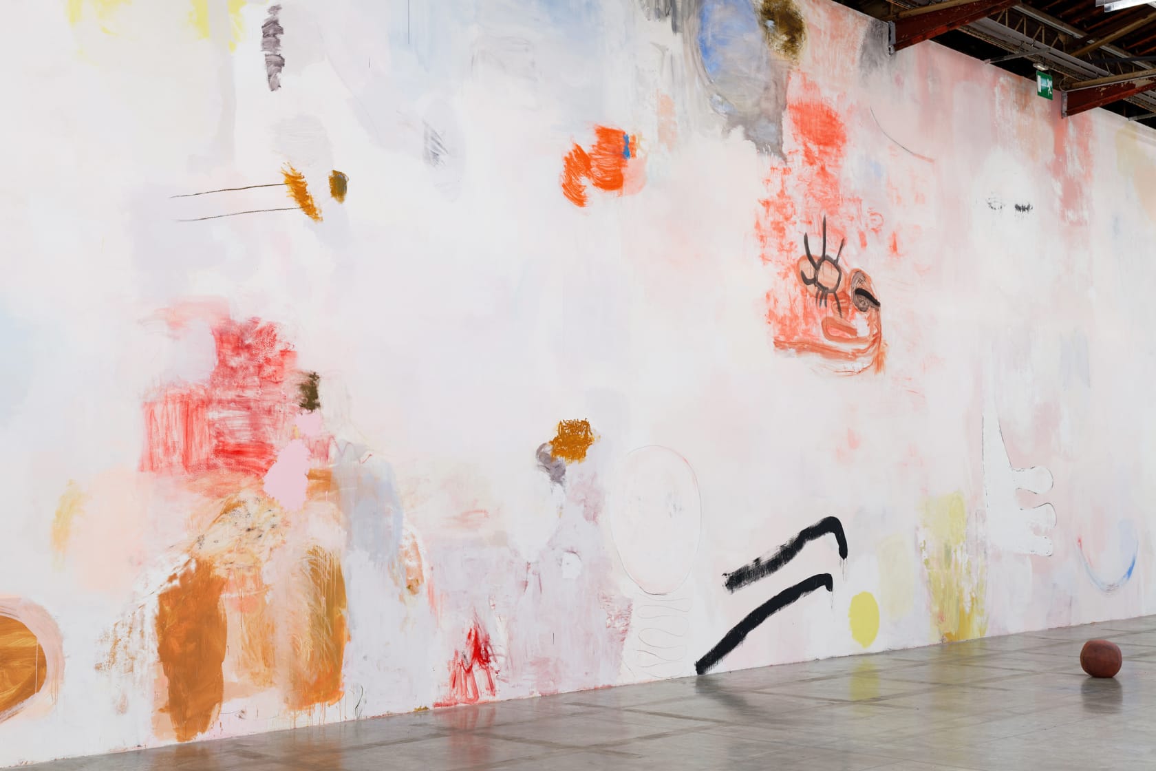 Megan Rooney, Installation view, CHILDHOOD. Another banana day for the dream-fish, Palais de Tokyo, Paris, 2018