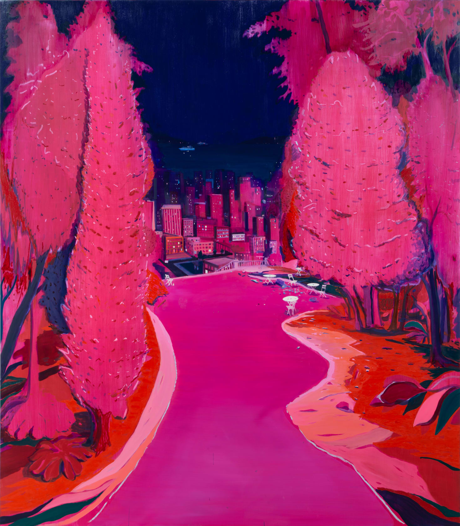 Jules de Balincourt, Are You An Insider or An Outsider , 2020