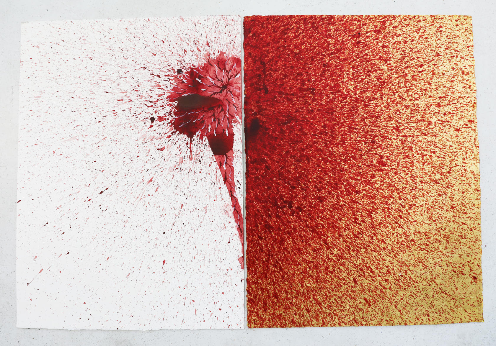 Imran Qureshi, I am touched (2020); Thaddaeus Ropac