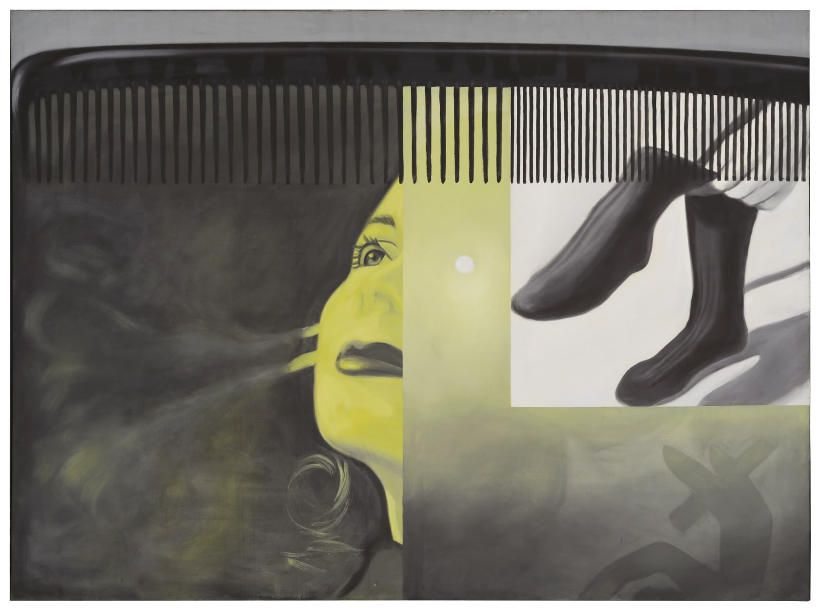 James Rosenquist, The Light That Won't Fail I (1961); Visualising the Sixties at Thaddaeus Ropac Ely House 2019