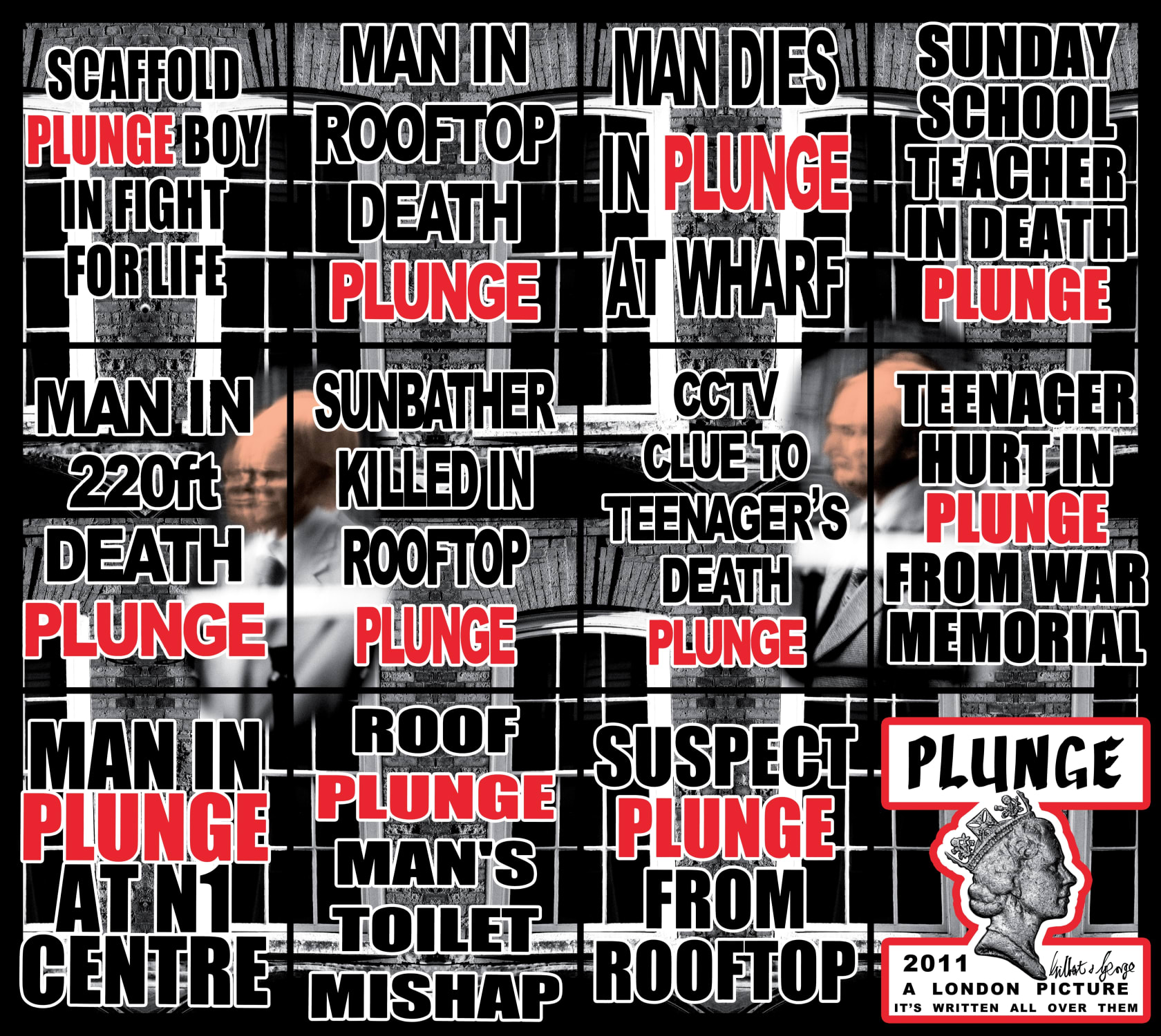 Gilbert & George The True Path (Detail), 2009