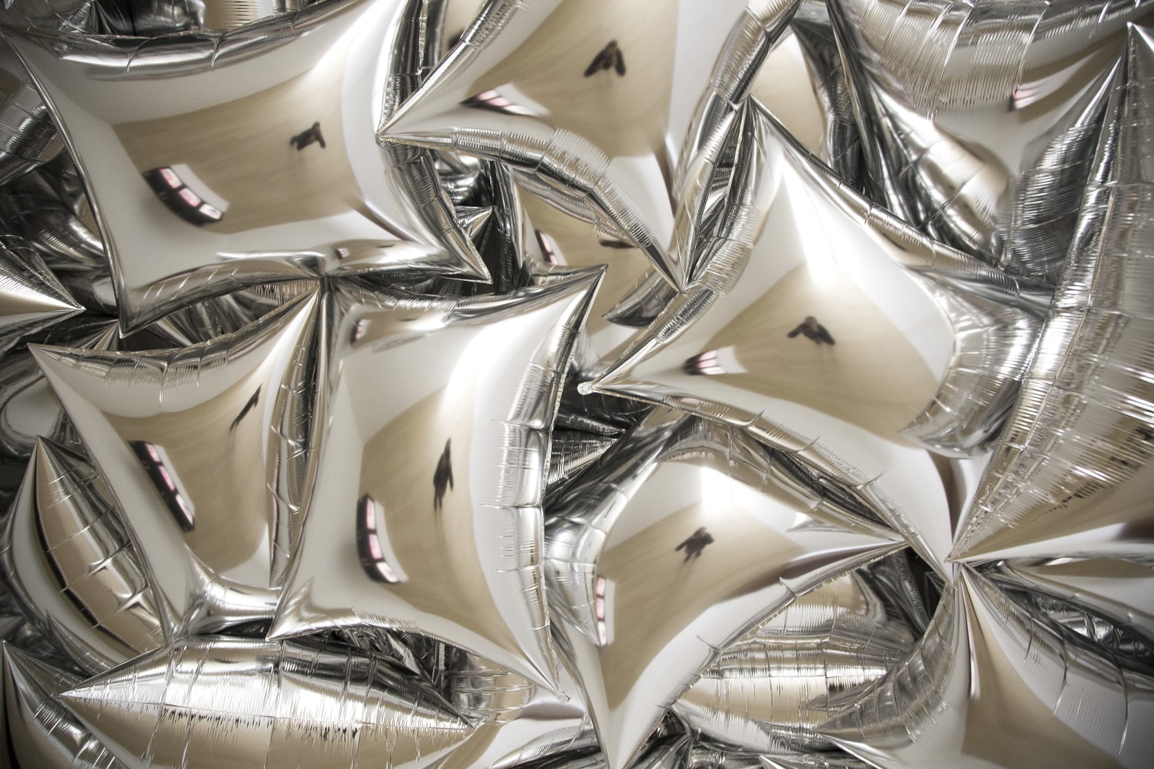 Sturtevant Warhol Silver Clouds, 1987
