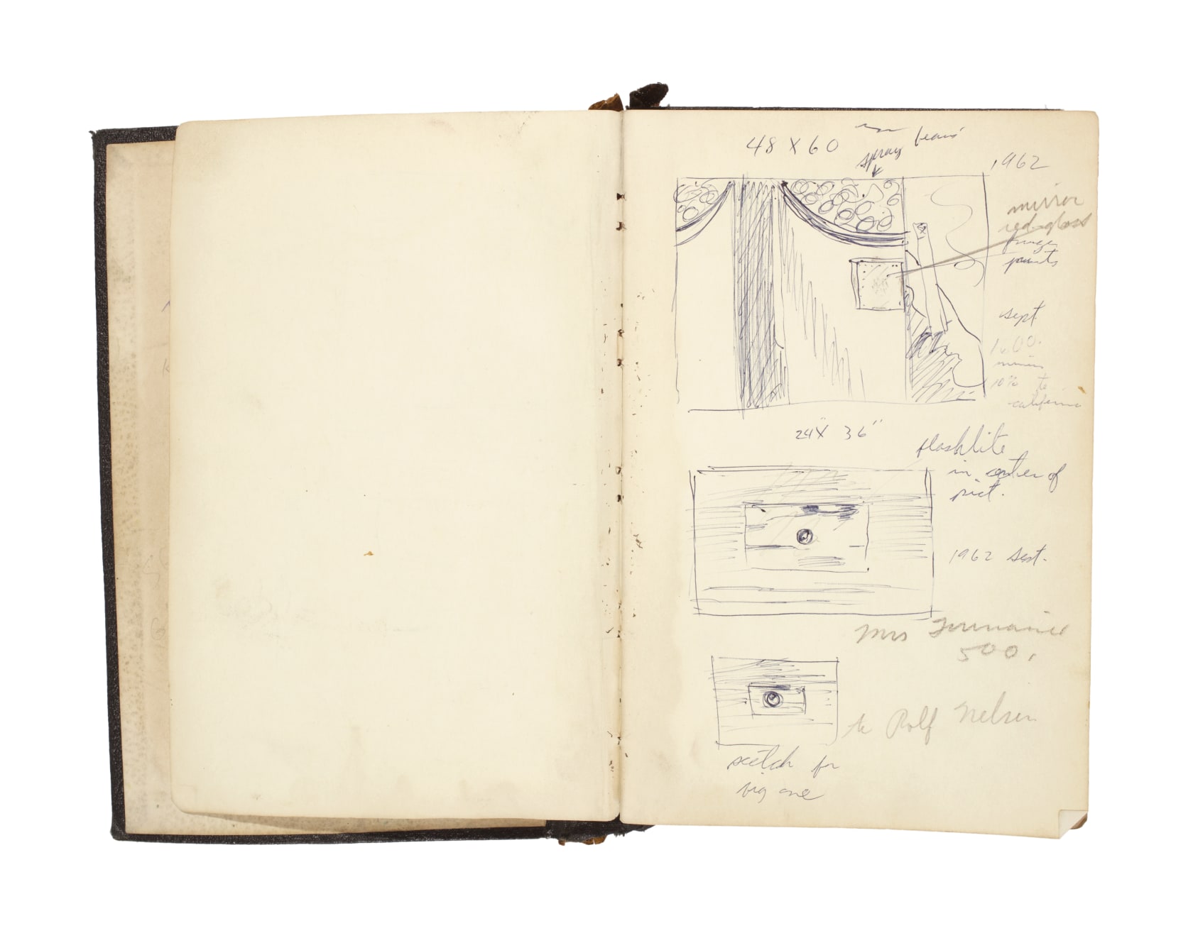 James Rosenquist Coenties Slip Sketchbook, 1963