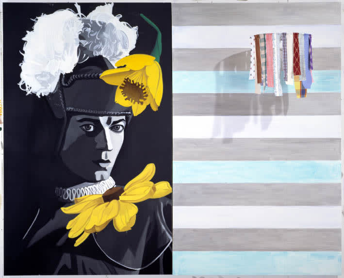 David Salle, Knight with Stoppages, 2003–04