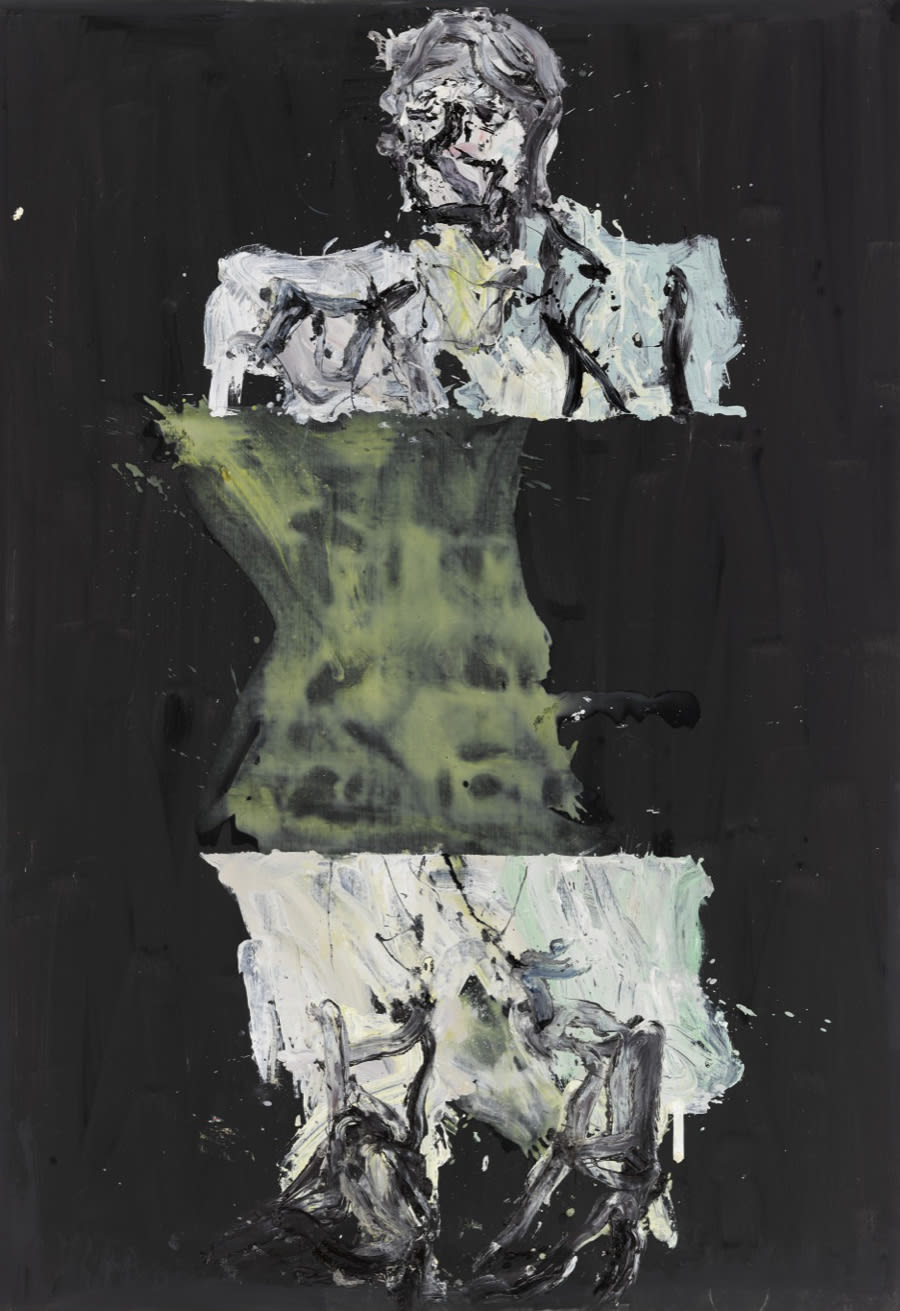 Georg Baselitz Bitte hinter den Kopf, 2014