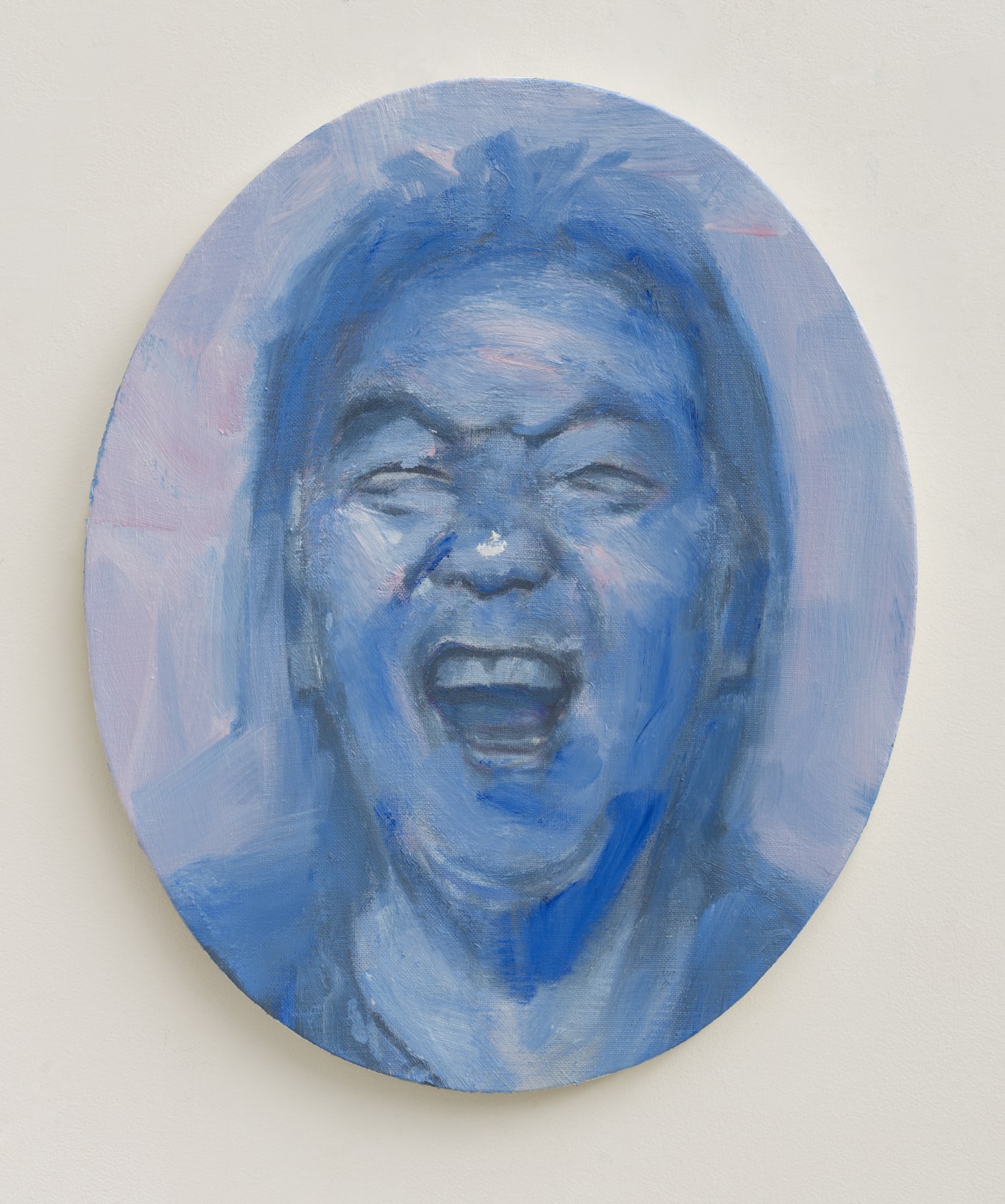 Yan Pei-Ming, Self-Portrait, Laughing, 2025