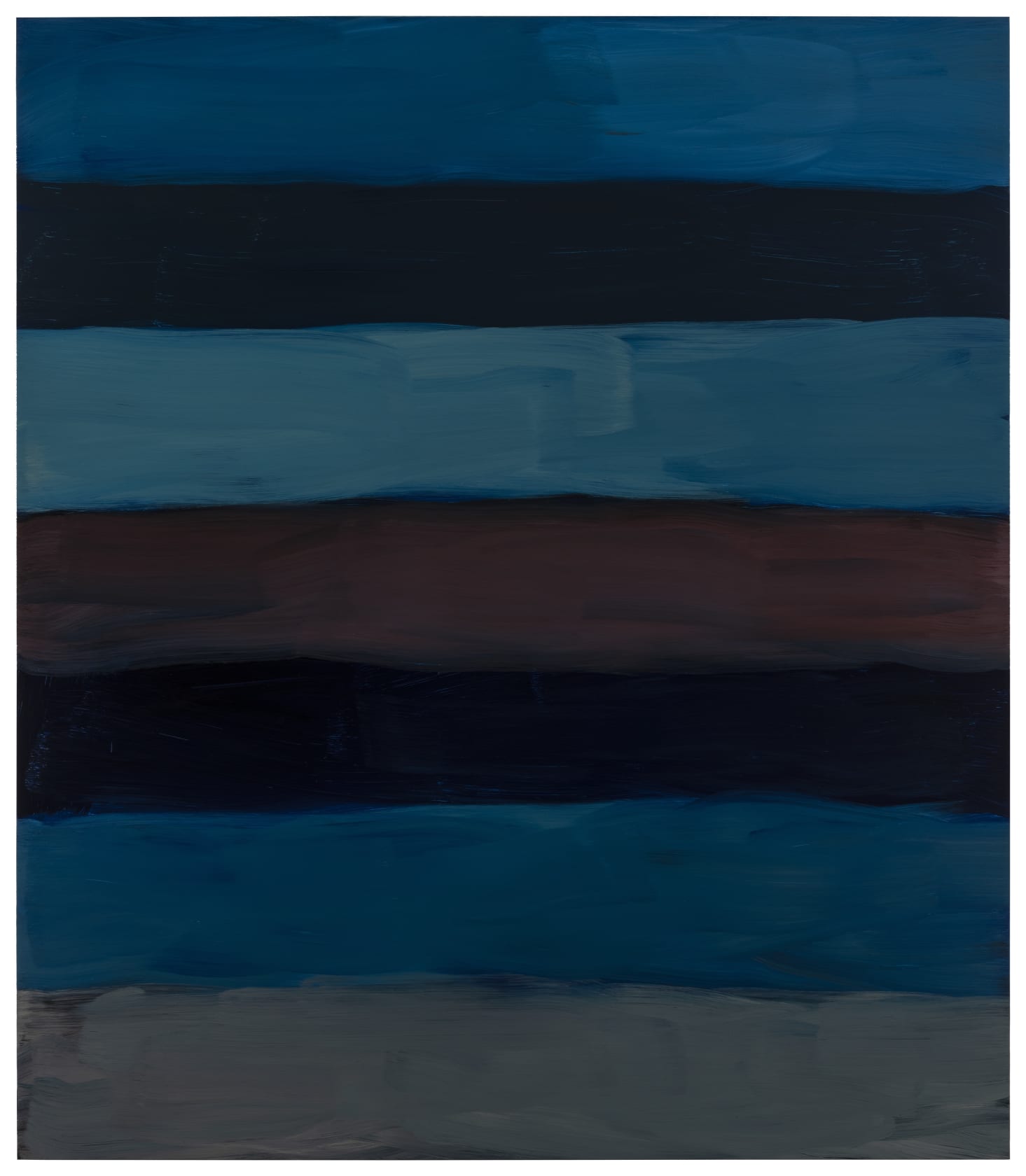 Sean Scully, Landline Blue Grey, 2020