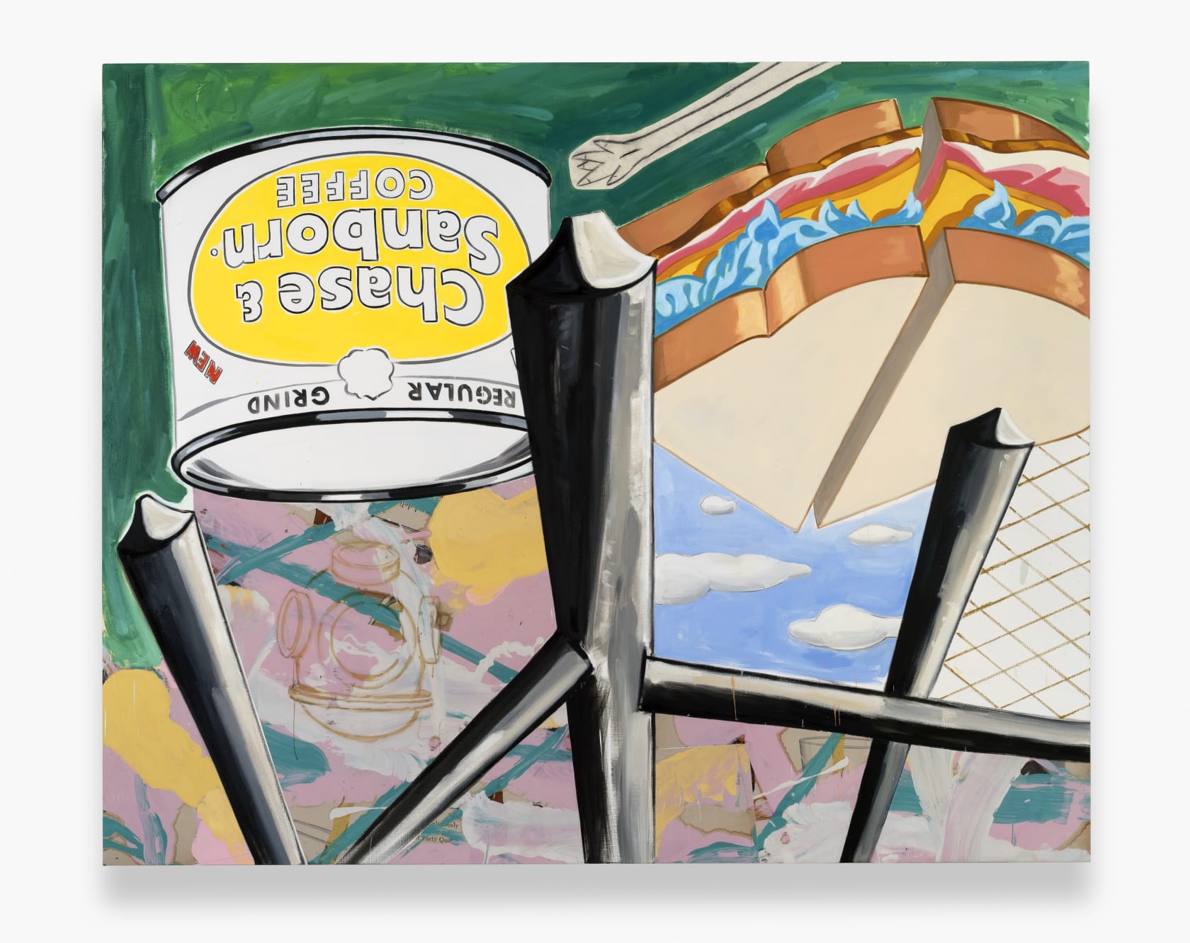 David Salle, The Heights and the Depths, 2018