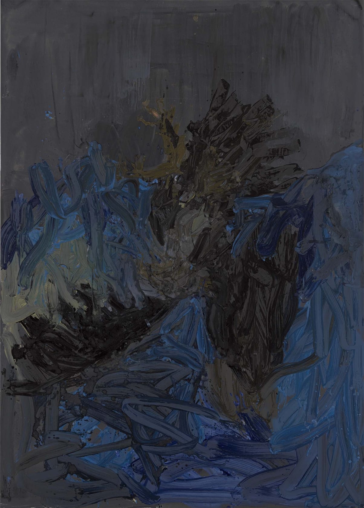 Georg Baselitz, Dunkel age schwarzim, 2012