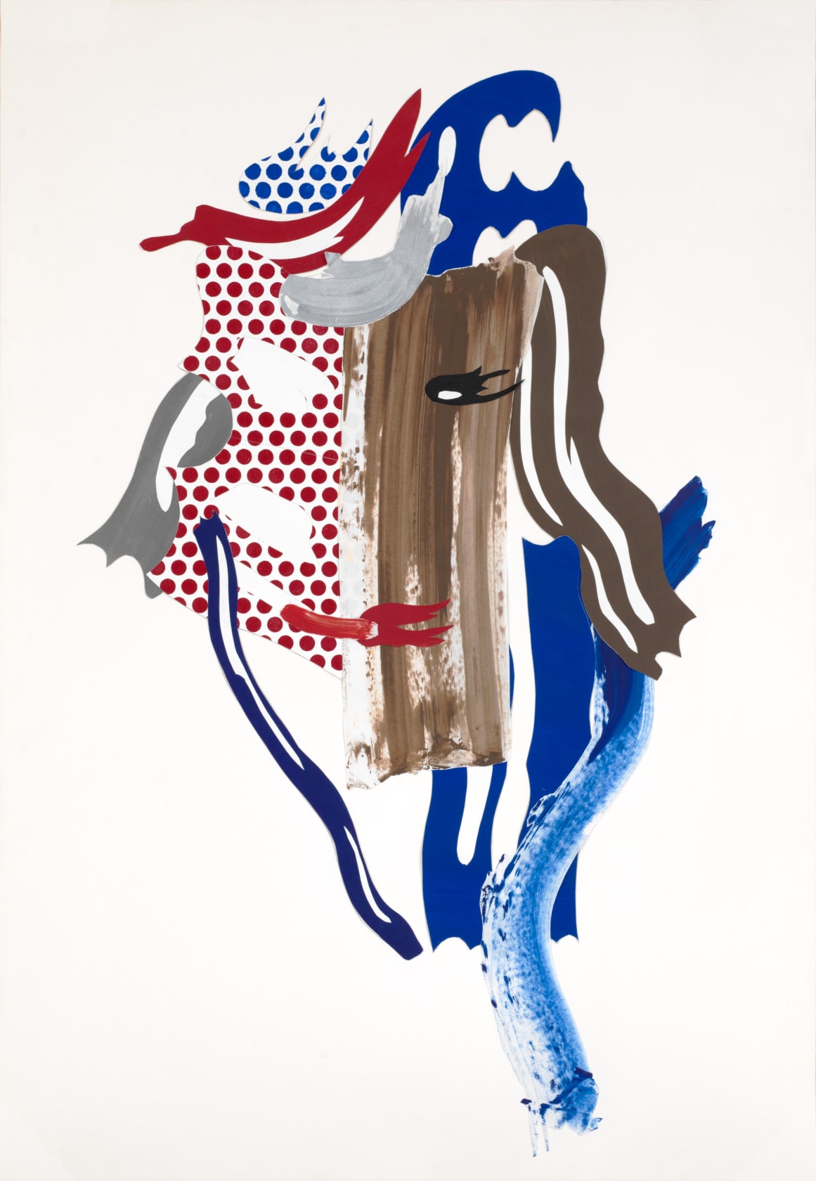 Roy Lichenstein, Head (Study) (1986); The Loaded Brush at Thaddaeus Ropac Salzburg Villa Kast 2019