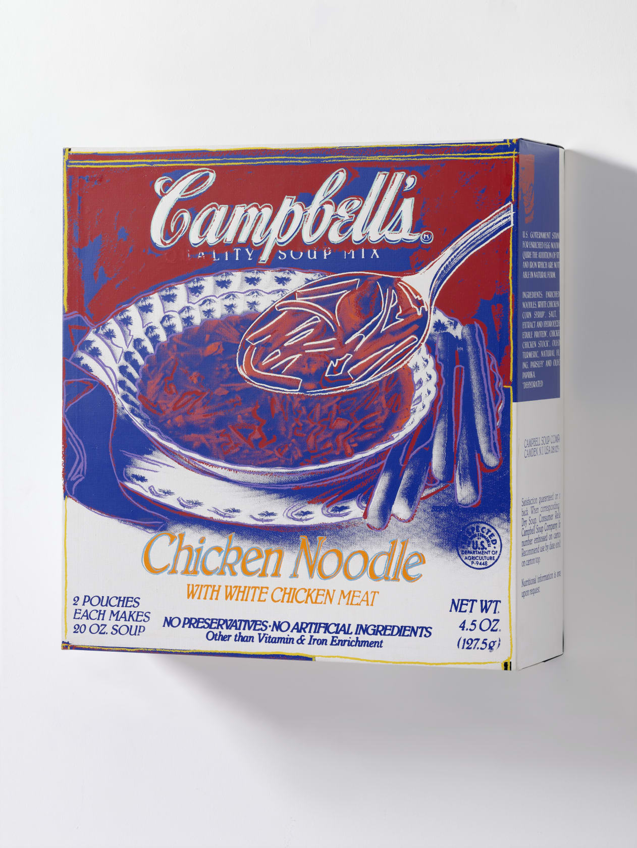 Andy Warhol, Campbell's Chicken Noodle Soup Box, 1986