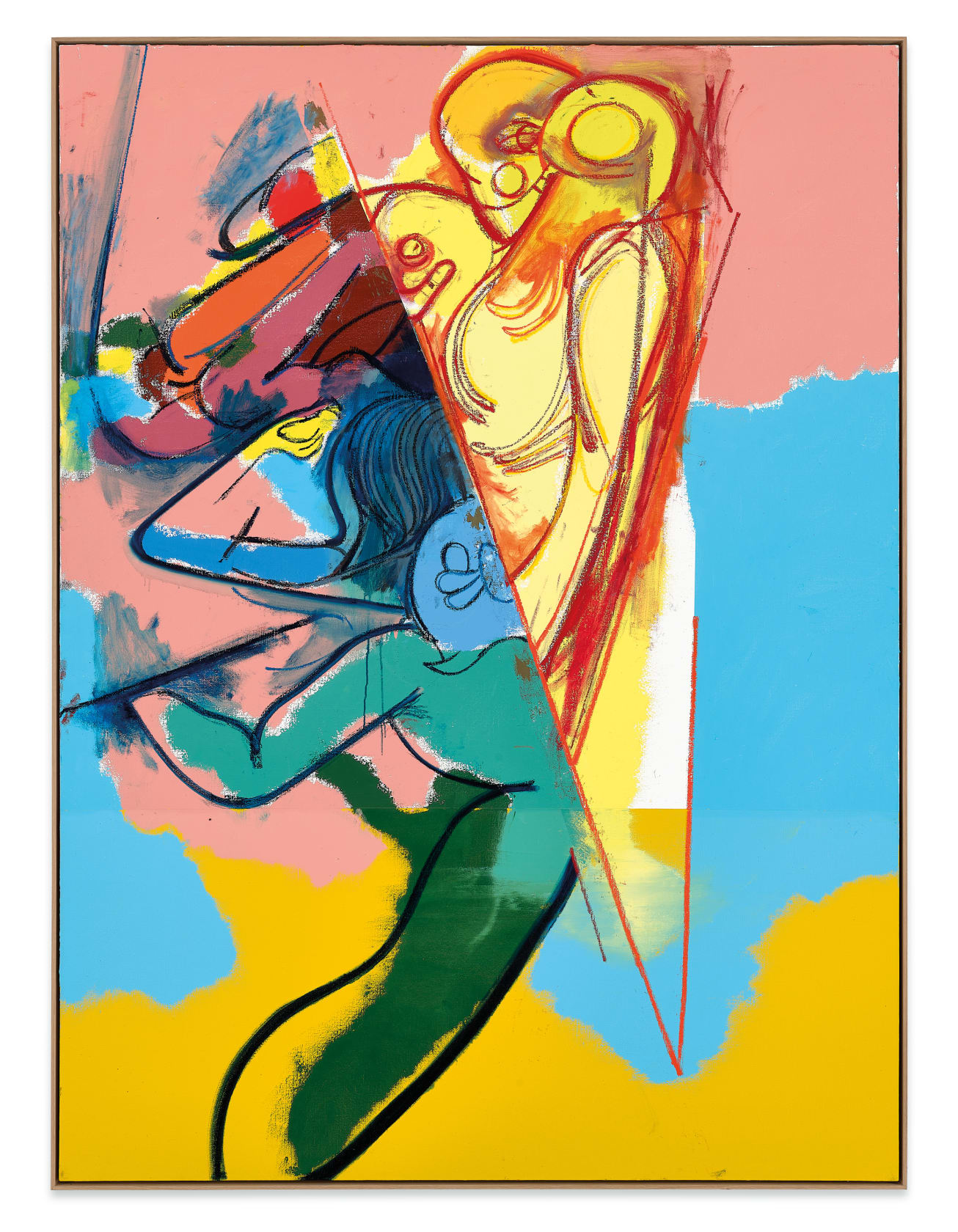 Daniel Richter, FUN, WOHIN, 2024