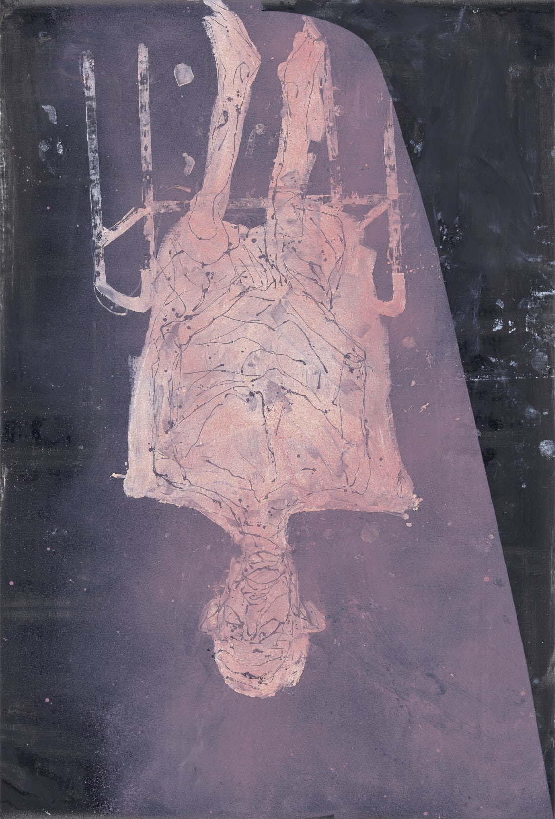 Georg Baselitz, Schlechte Vergangenheit (2018); Time at Thaddaeus Ropac Paris Pantin 2019