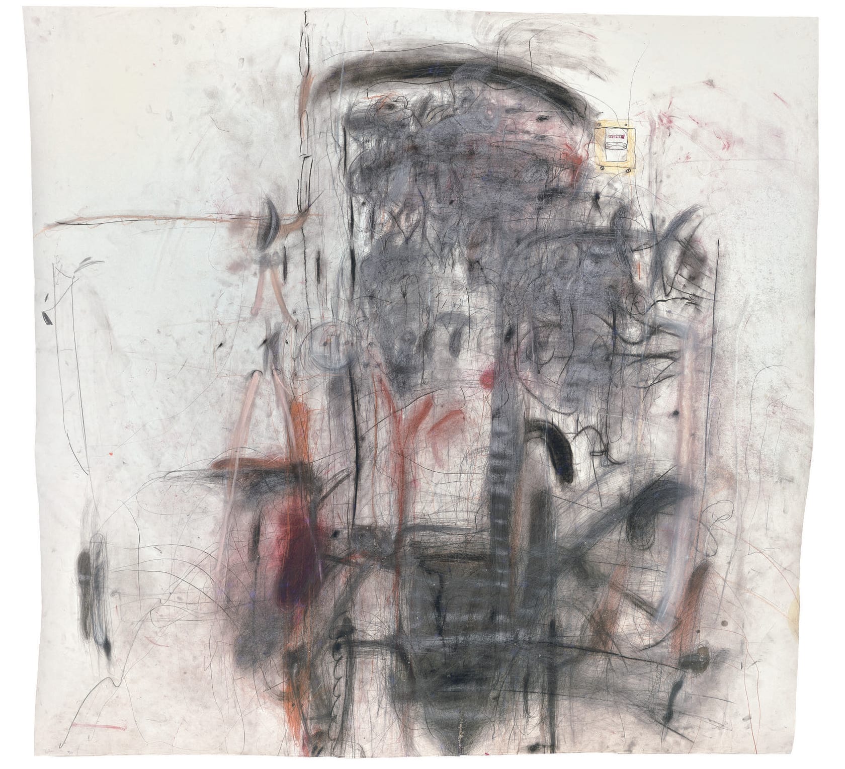 Martha Jungwirth, Eck mit Sicherungen (from the series 'Indesit'), 1974