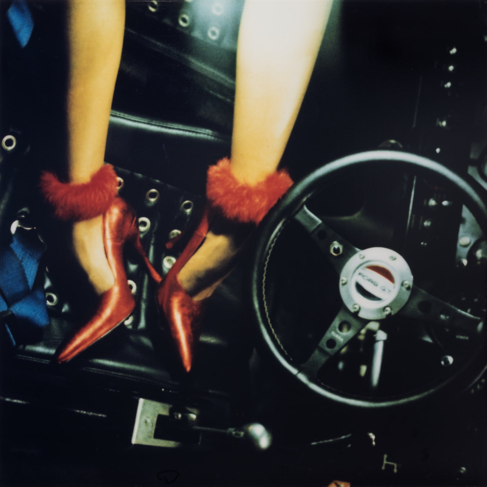 Sylvie Fleury, VISIONAIRE (FREE LANCE FORD GT 40 I) (1998); She-Devils on Wheels at Thaddaeus Ropac Paris Marais 2020