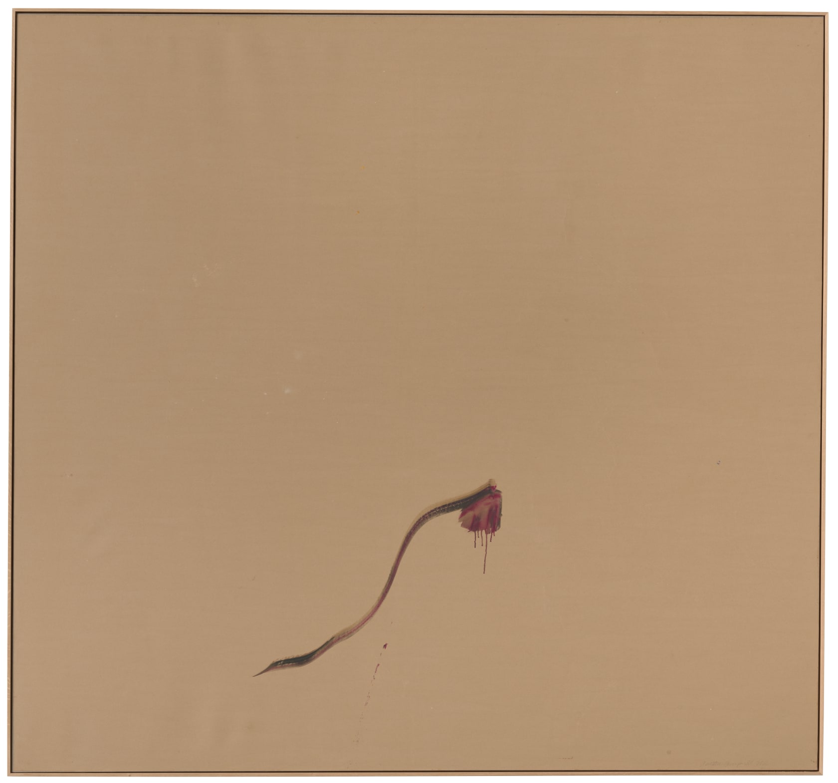 Martha Jungwirth, Der Wurm, 2022