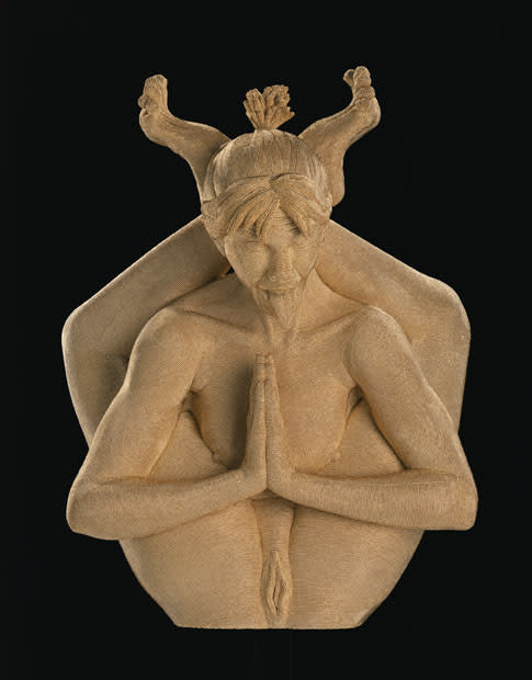 Liza Lou, Self Portrait (The Heretic) (2004); Thaddaeus Ropac