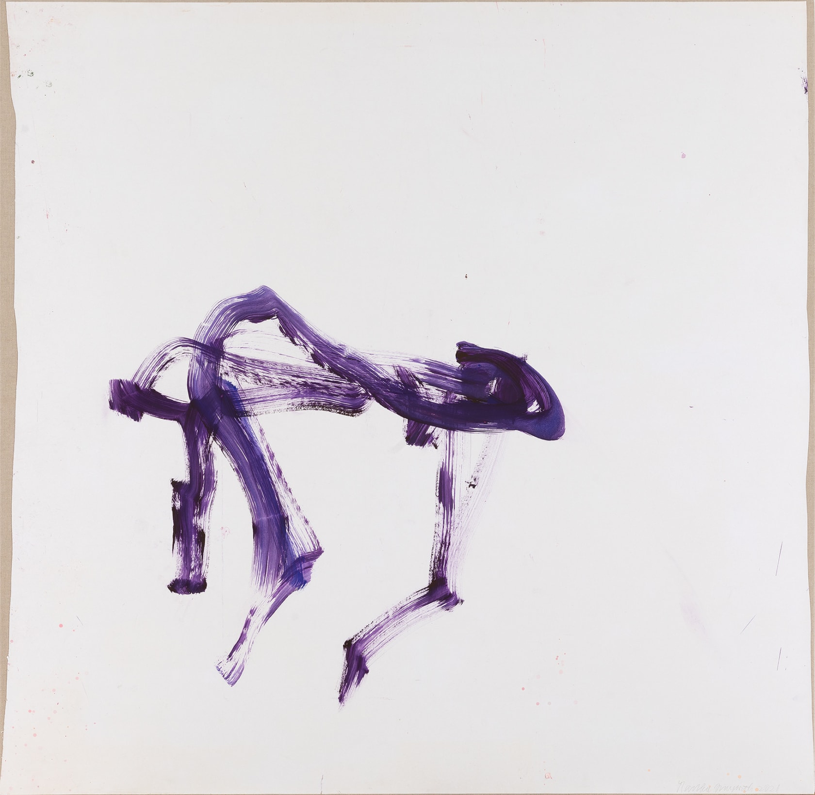 Martha Jungwirth, Untitled (from the series 'Corona-Bestien'), 2021