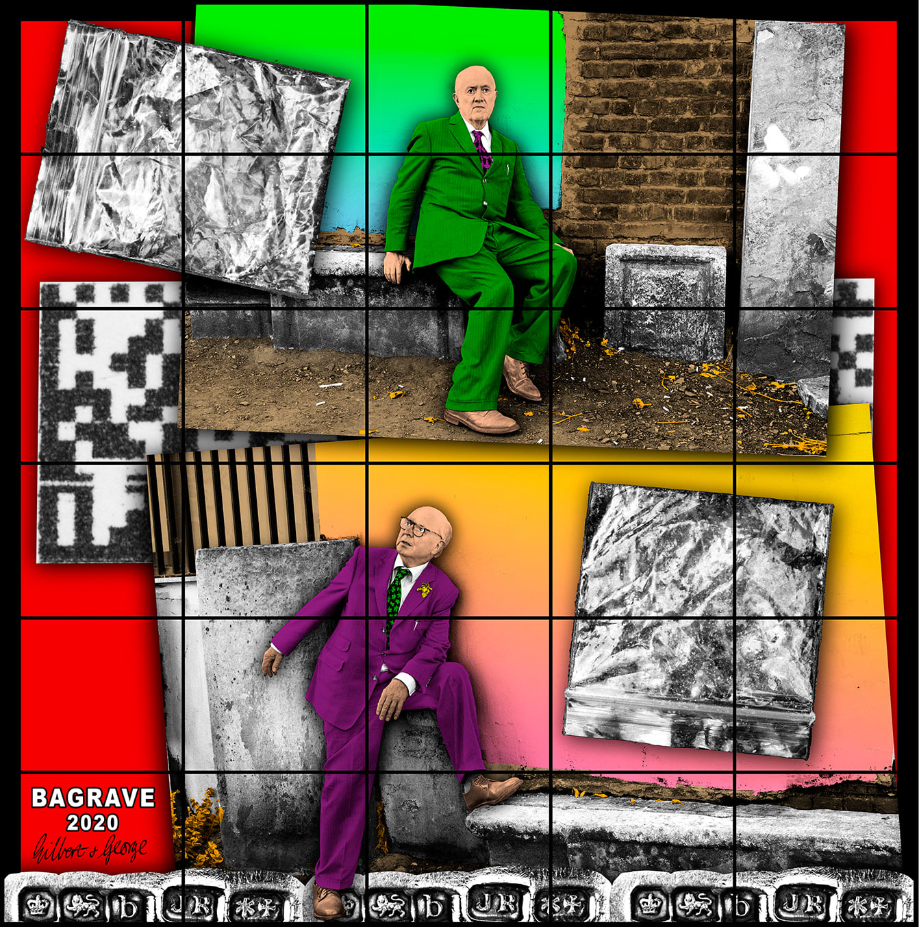 Gilbert & George, Bagrave, 2020