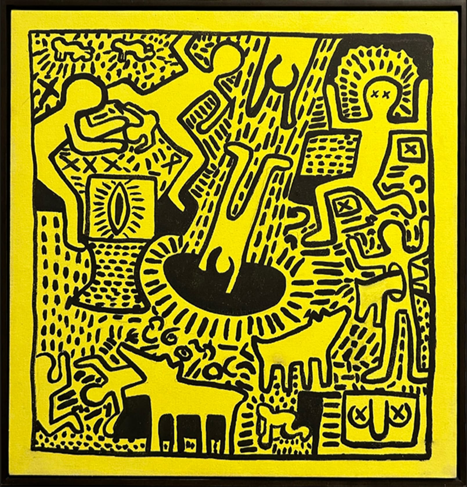 Sturtevant, Haring Untitled '81, 1986