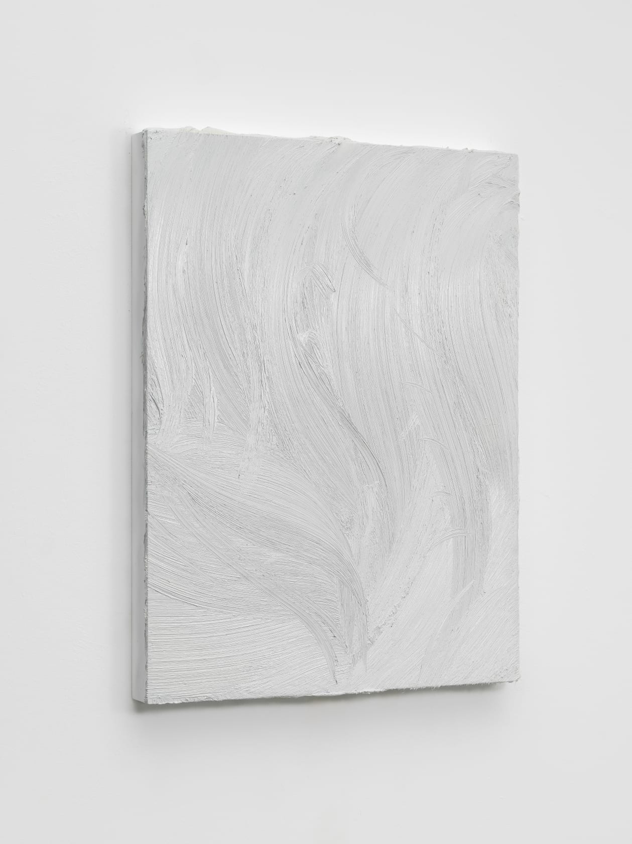 Untitled (Mixed off white), 2021 Oil on aluminium 100 x 75 x 8 cm (39.37 x 29.53 x 3.15 in)