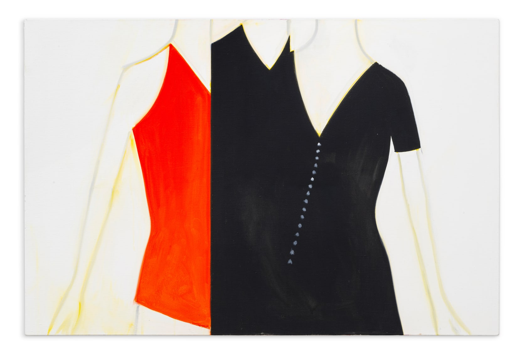 Alex Katz Claire McCardell 3, 2022 Oil on linen 121.9 x 182.9 x 3 cm (47.99 x 72.01 x 1.18...