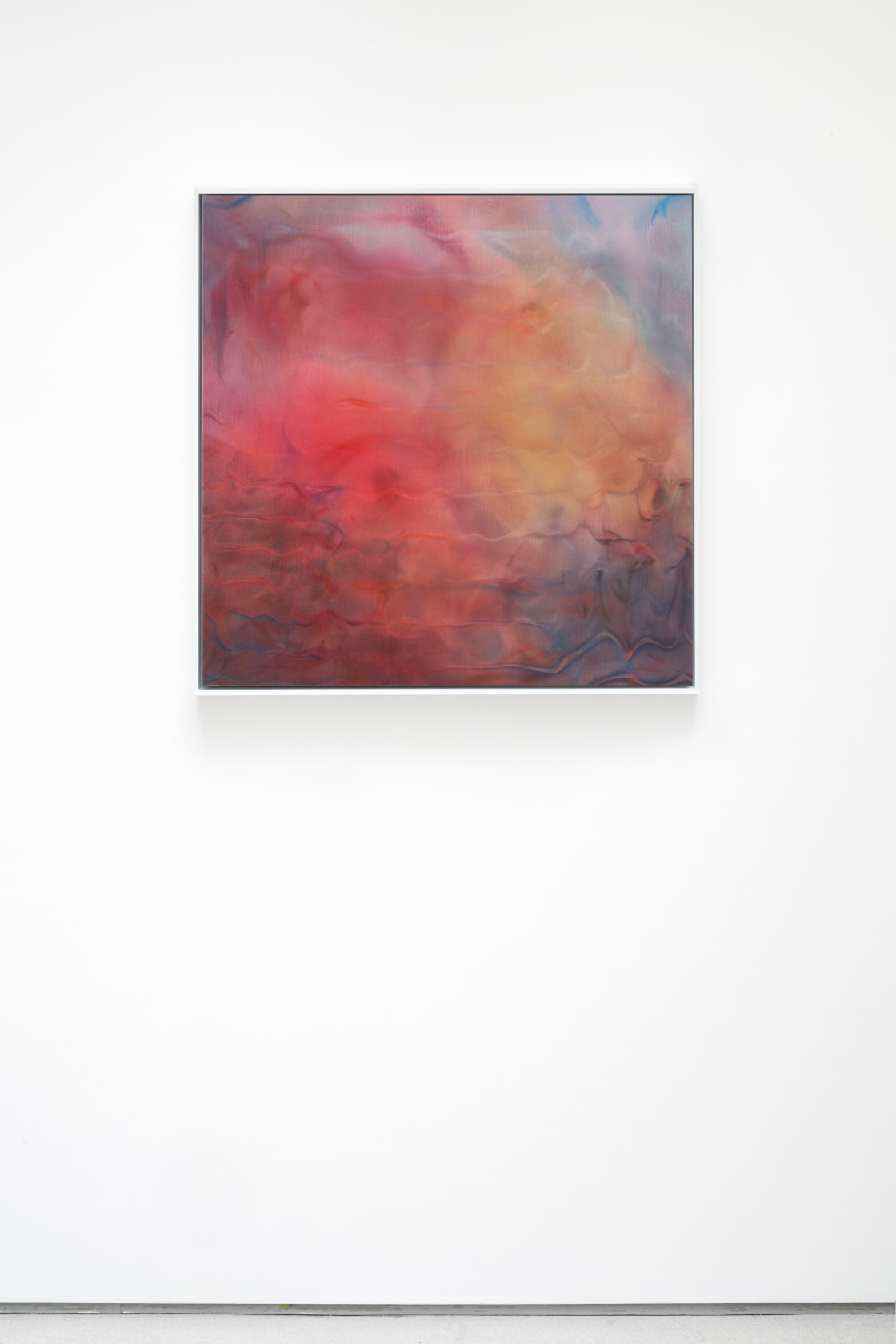 Oliver Beer Resonance Painting (Playing Robots into Heaven), 2025 Pigment on canvas 80 x 80 cm (31.49 x 31.49 in)