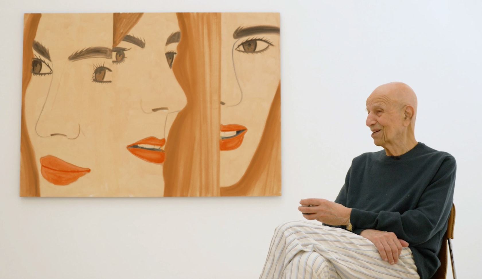 Alex Katz Purple Splits