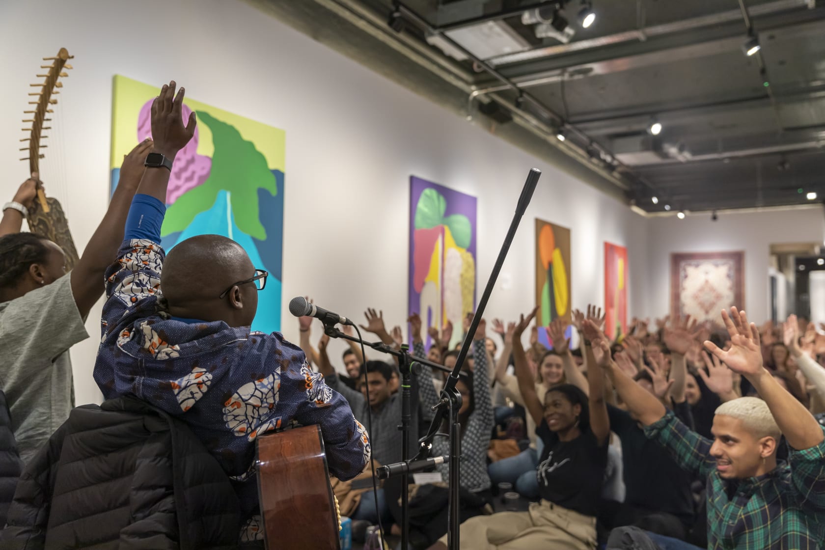 3 Hanover Square, Mayfair: Sofar Sounds performance January 2020.