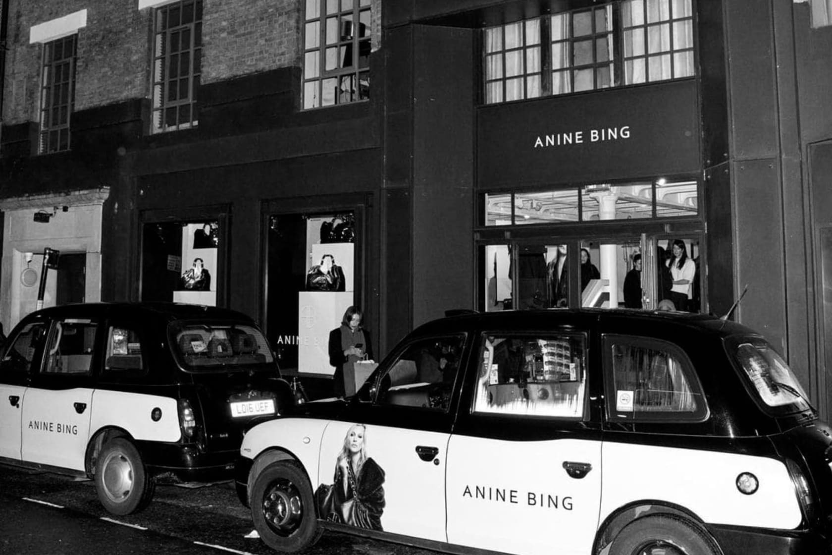 Anine Bing celebrated the launch of the Kate Tote - named after supermodel Kate Moss - at the Stables