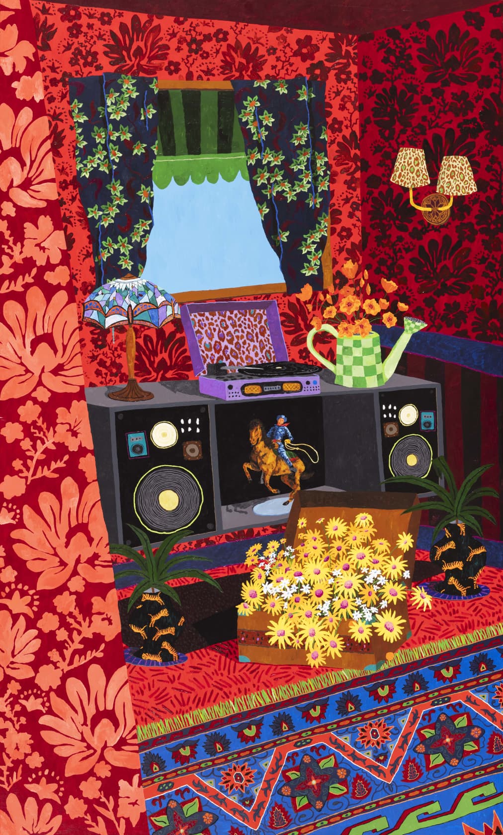 Cooper Wild Wild West Acrylic on Linen