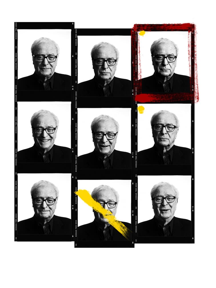 Andy Gotts, Michael Caine Contact Sheet, 2012