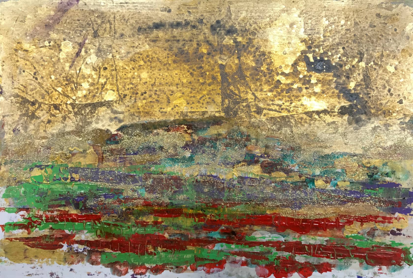 Simafra Paesaggio 9 Mixed Media on Cold Press Paper