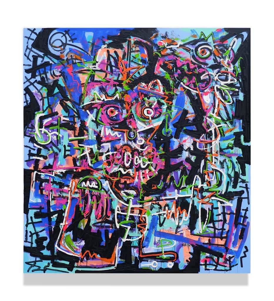 Fika Leon, Blue Face #2, 2023