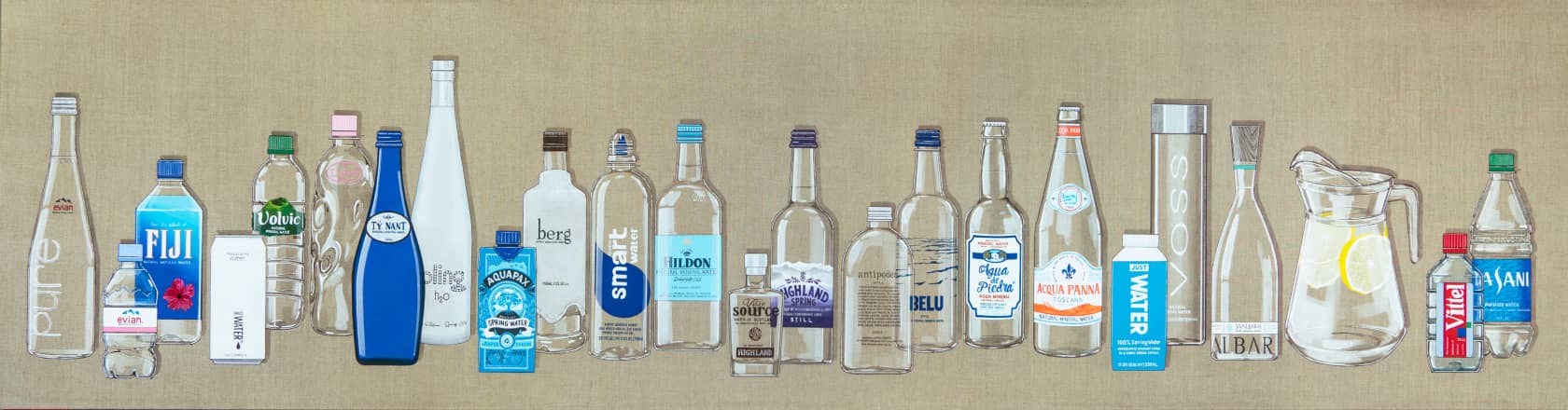 Sooyoung Chung Full of Choice - Water Acrylic on linen