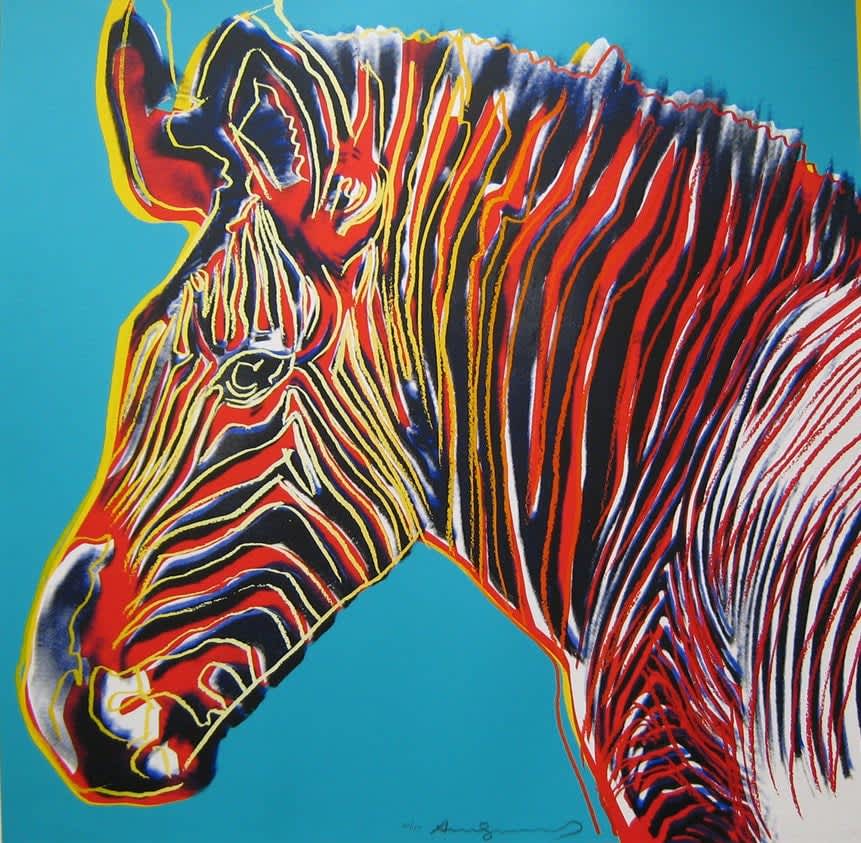 Andy Warhol, Grevy's Zebra, 1983