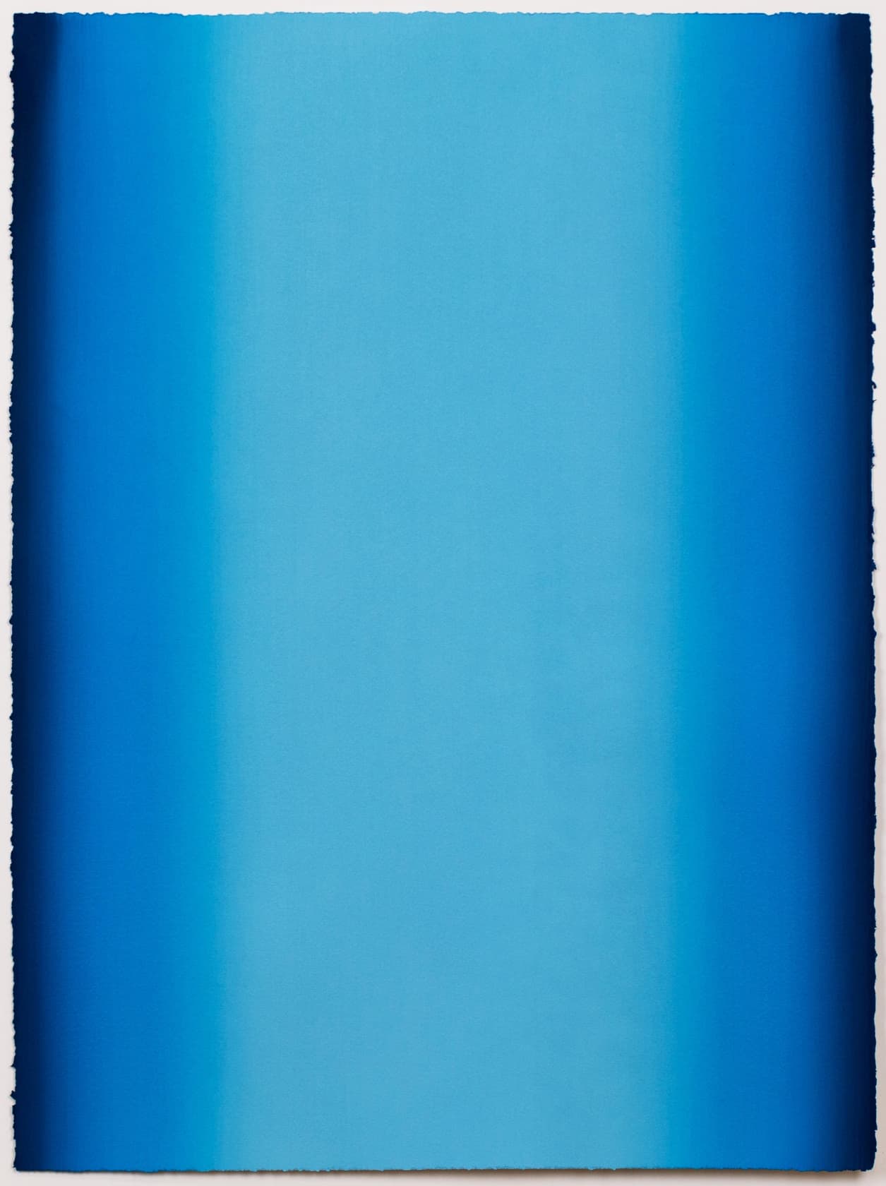 Ruth Pastine Blue 4, Depths Series Oil on archival paper